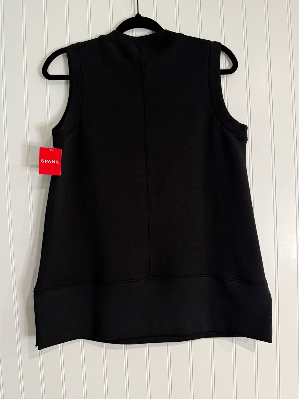 SPANX Air Essentials Black Tunic Tank Top - Picture 5 of 5